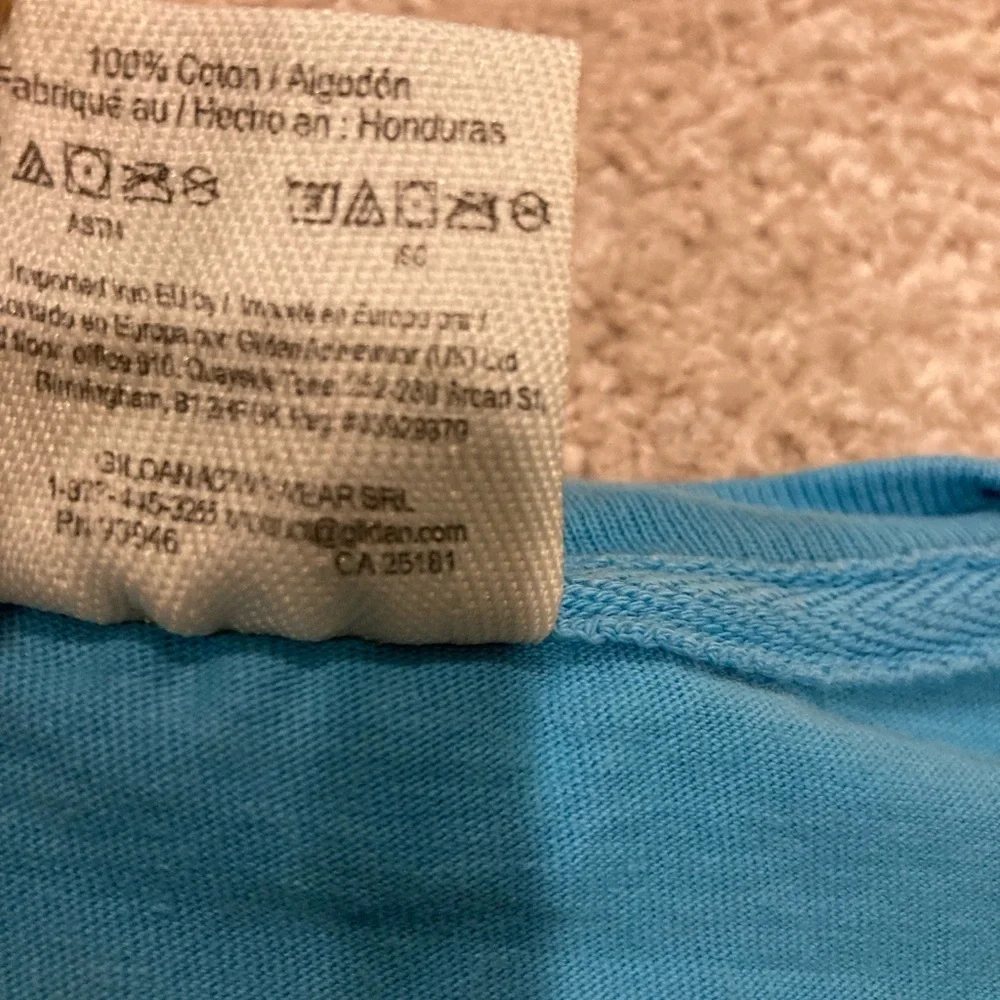 Comfort Colors Women’s Blue Short Sleeve Tee Casual Style Sz. Small - Picture 4 of 5